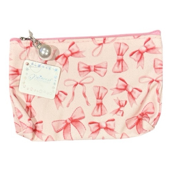 Princess Accessories Handbags - Small Pink Bow Pouch